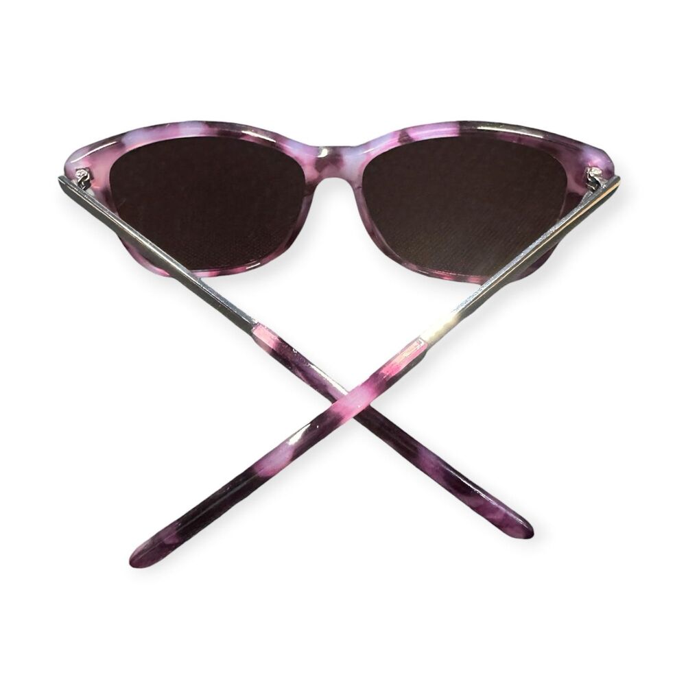 Purple Retro‎ Tortoise Shell Sunglasses Brown Frames - Picture 4 of 4